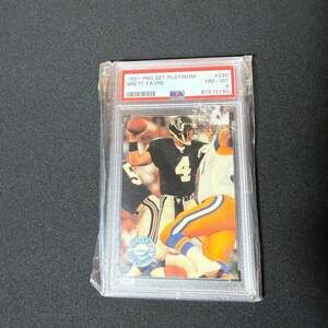 1991 Pro Set Platinum #290 Brett Favre Rookie RC PSA 8 NM-MT